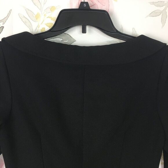 Mary Crafts Black Hourglass Dress womens XS 0 Business Cosplay Collared Neck - Picture 8 of 11